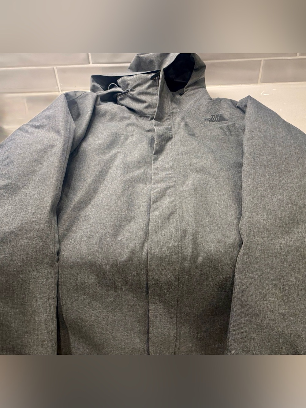 The North Face Men’s Grey Hooded Jacket